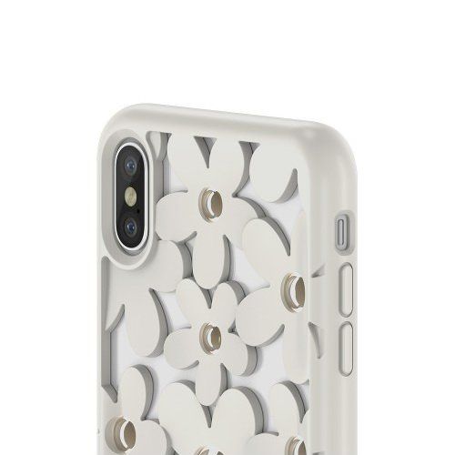 Купить 3D чехол Switcheasy Fleur белый для iPhone XS Max по лучшей цене в Украине 🔔 ,  наш интернет - магазин гарантирует качество и быструю доставку вашего заказа 🚀