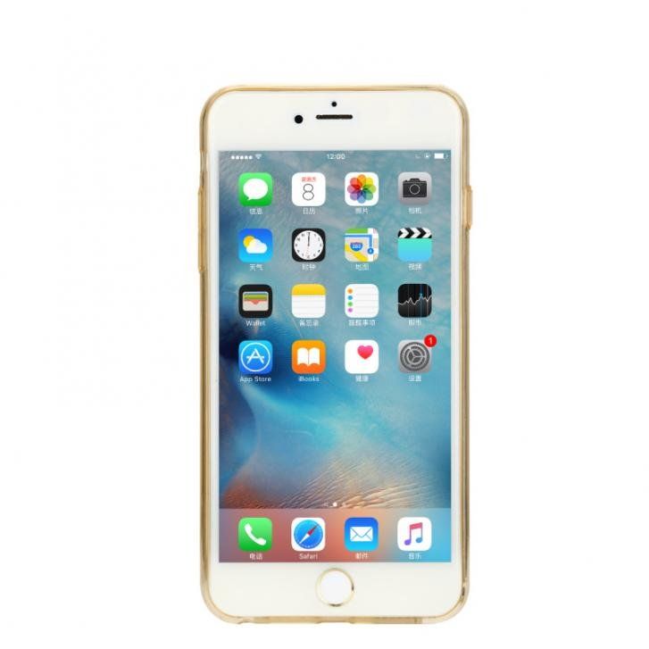 Купить Полупрозрачный чехол Baseus Bling золотой для iPhone 6 Plus/6S Plus по лучшей цене в Украине 🔔 ,  наш интернет - магазин гарантирует качество и быструю доставку вашего заказа 🚀