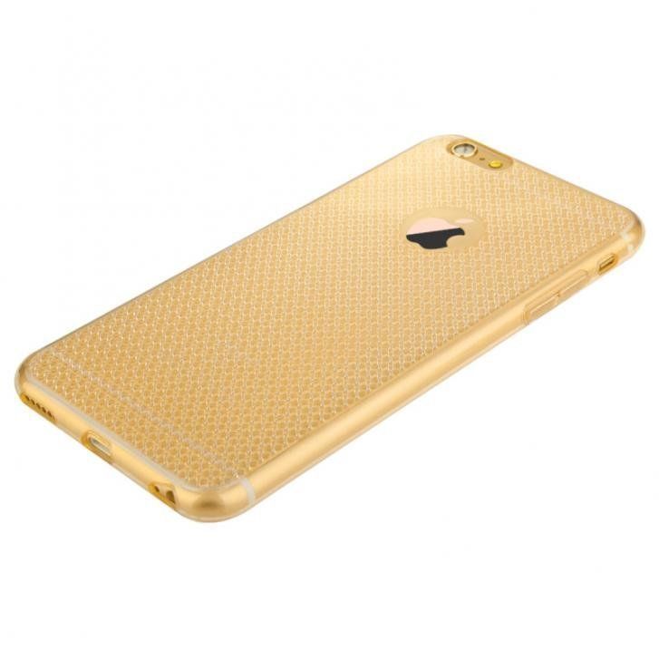 Купить Полупрозрачный чехол Baseus Bling золотой для iPhone 6 Plus/6S Plus по лучшей цене в Украине 🔔 ,  наш интернет - магазин гарантирует качество и быструю доставку вашего заказа 🚀