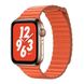 Ремешок Coteetci W7 Leather Magnet Band оранжевый для Apple Watch 42mm/44mm