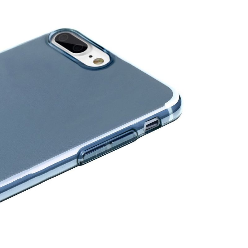 Купить Полупрозрачный чехол Baseus Simple синий для iPhone 8 Plus/7 Plus по лучшей цене в Украине 🔔 ,  наш интернет - магазин гарантирует качество и быструю доставку вашего заказа 🚀
