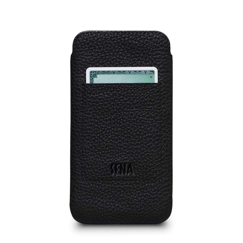 Купити Шкіряний чохол Sena Cases UltraSlim Leather Wallet Sleeve Black для iPhone X | ХЅ | 11 Pro за найкращою ціною в Україні 🔔, наш інтернет - магазин гарантує якість і швидку доставку вашого замовлення 🚀