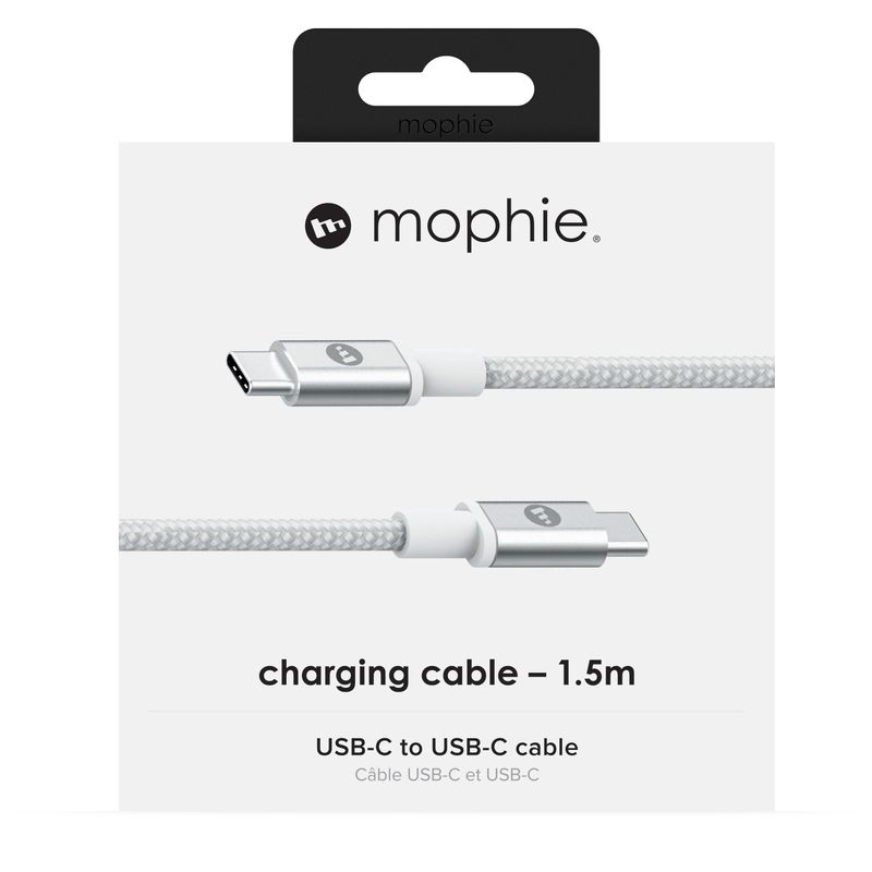 Купить Кабель Mophie Cable USB-C to USB-C White 1.5m по лучшей цене в Украине 🔔 ,  наш интернет - магазин гарантирует качество и быструю доставку вашего заказа 🚀