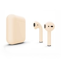 Купити Матові бездротові навушники Apple AirPods 2 Cornsilk (MV7N2) за найкращою ціною в Україні 🔔, наш інтернет - магазин гарантує якість і швидку доставку вашого замовлення 🚀