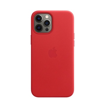Купить Кожаный чехол iLoungeMax Leather Case MagSafe Red для iPhone 12 Pro Max OEM (с поддержкой анимации) по лучшей цене в Украине 🔔 ,  наш интернет - магазин гарантирует качество и быструю доставку вашего заказа 🚀