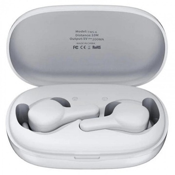 Купити Бездротові Bluetooth-навушники Remax TWS-6 White за найкращою ціною в Україні 🔔, наш інтернет - магазин гарантує якість і швидку доставку вашого замовлення 🚀