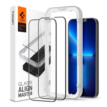 Купити Захисне скло Spigen Glas.tR AlignMaster Full Cover для iPhone 12 | 12 Pro (2 шт.) за найкращою ціною в Україні 🔔, наш інтернет - магазин гарантує якість і швидку доставку вашого замовлення 🚀