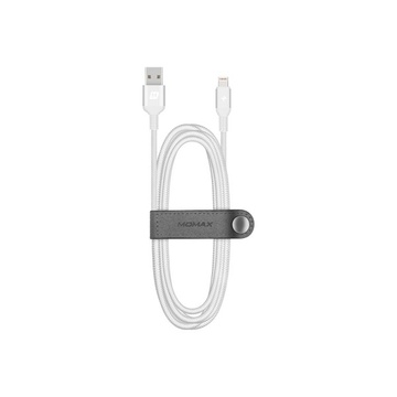 Купить Нейлоновый кабель Momax Elite Link USB-C to Lightning 1.2m Silver (MFI) по лучшей цене в Украине 🔔 ,  наш интернет - магазин гарантирует качество и быструю доставку вашего заказа 🚀