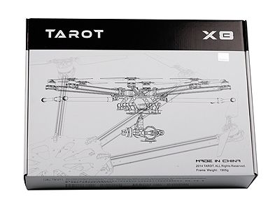 Карбоновая рама октокоптера Tarot X8 1050мм складная с убирающимися шасси (TL8X000)