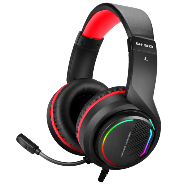 Купити Ігрові навушники XTRIKE ME GH-903 з мікрофоном Black-Red за найкращою ціною в Україні 🔔, наш інтернет - магазин гарантує якість і швидку доставку вашого замовлення 🚀