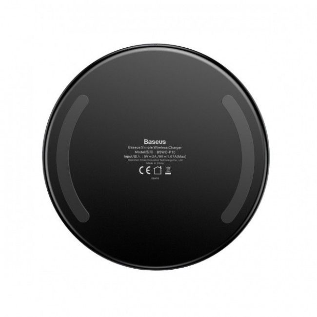 Купити Бездротова зарядка Baseus Simple Wireless Charger 15W (Version for Type-C) Black за найкращою ціною в Україні 🔔, наш інтернет - магазин гарантує якість і швидку доставку вашого замовлення 🚀