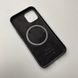 Кожаный чехол iLoungeMax Genuine Leather Case MagSafe Black для iPhone 12 Pro Max ОЕМ