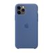 Силіконовий чохол oneLounge Silicone Case Linen Blue для iPhone 11 Pro Max OEM (MY122)
