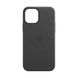 Кожаный чехол iLoungeMax Genuine Leather Case MagSafe Black для iPhone 12 Pro Max ОЕМ