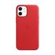 Кожаный чехол iLoungeMax Genuine Leather Case MagSafe Red для iPhone 12 mini ОЕМ