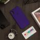 Силіконовий чохол фіолетовий для iPhone X