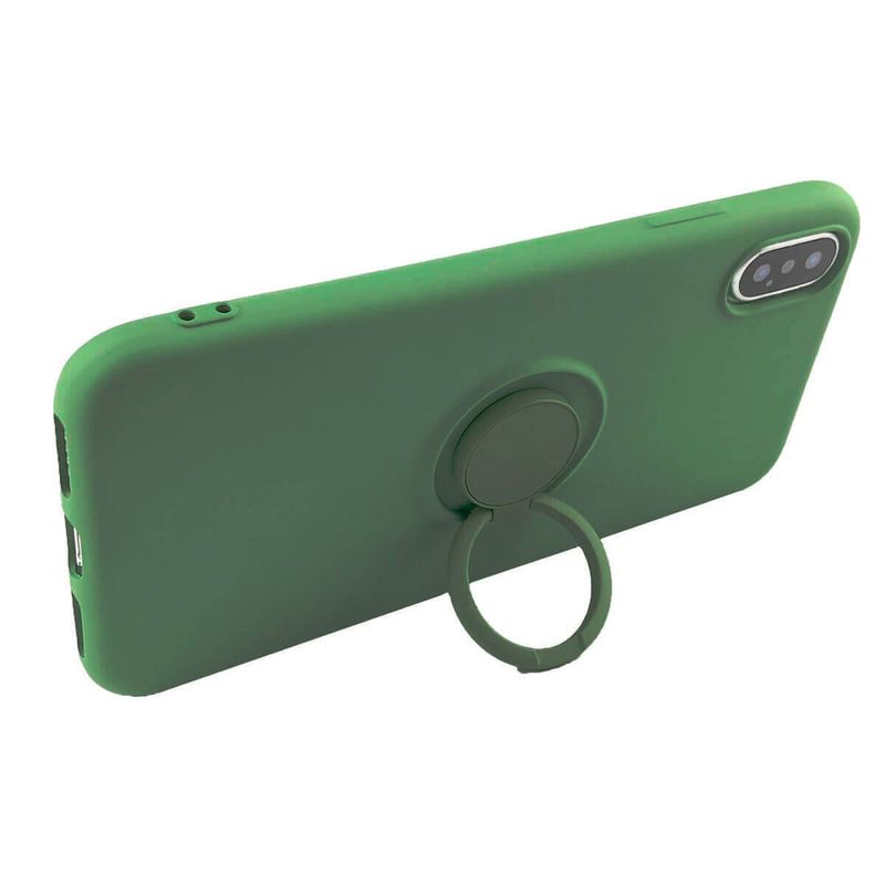 Купити Силіконовий чохол з кільцем oneLounge Ring With Forest Green для iPhone XS Max за найкращою ціною в Україні 🔔, наш інтернет - магазин гарантує якість і швидку доставку вашого замовлення 🚀