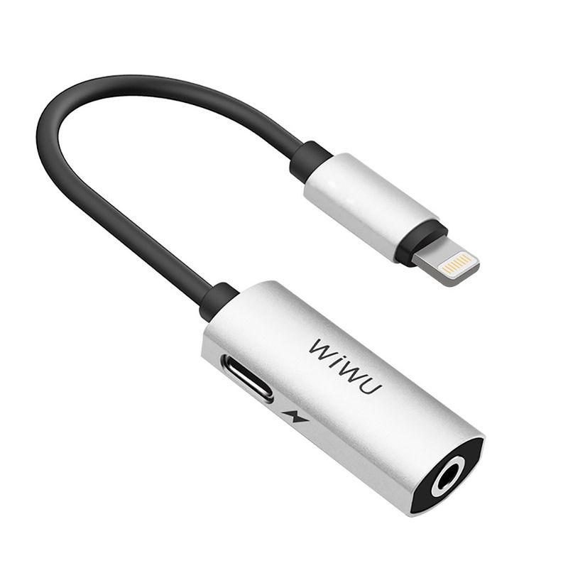 Купити Перехідник WIWU LT01 Lightning Audio Adapter Silver за найкращою ціною в Україні 🔔, наш інтернет - магазин гарантує якість і швидку доставку вашого замовлення 🚀