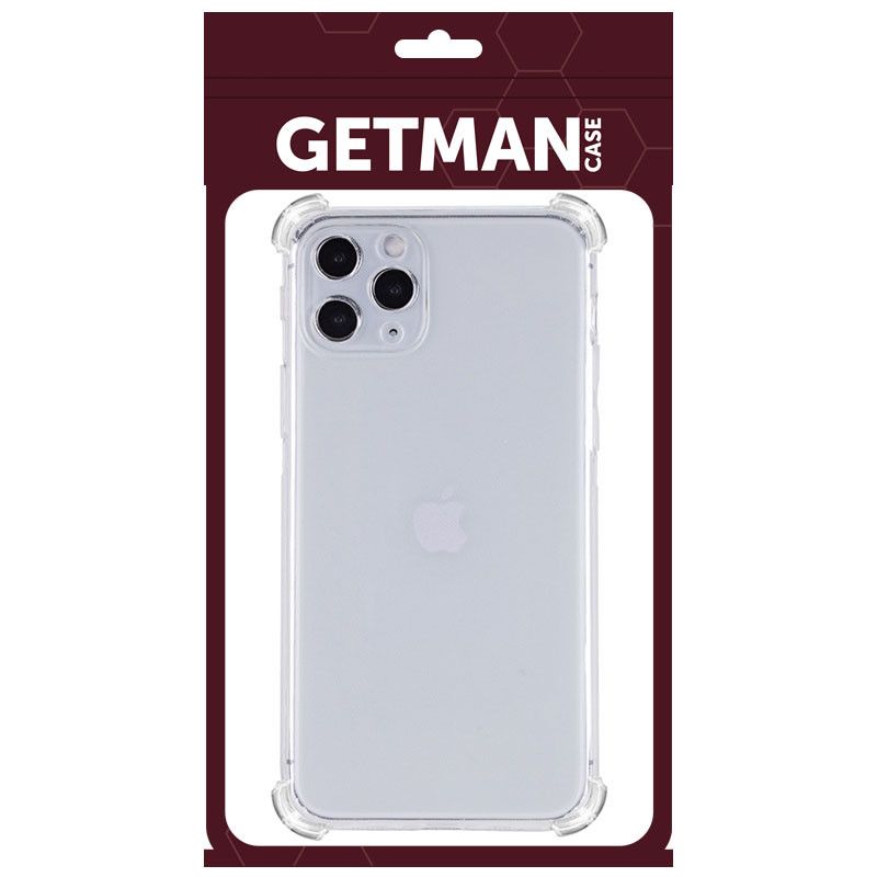 TPU чехол GETMAN Ease logo усиленные углы для Apple iPhone 13 Pro (6.1")