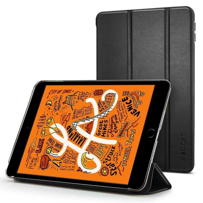 Купити Шкіряний чохол Spigen Case Smart Fold Black для iPad mini 5 за найкращою ціною в Україні 🔔, наш інтернет - магазин гарантує якість і швидку доставку вашого замовлення 🚀
