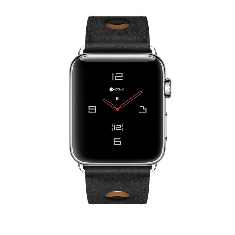 Купити Шкіряний ремінець COTEetCI W15 чорний для Apple Watch 42/44/45 мм за найкращою ціною в Україні 🔔, наш інтернет - магазин гарантує якість і швидку доставку вашого замовлення 🚀