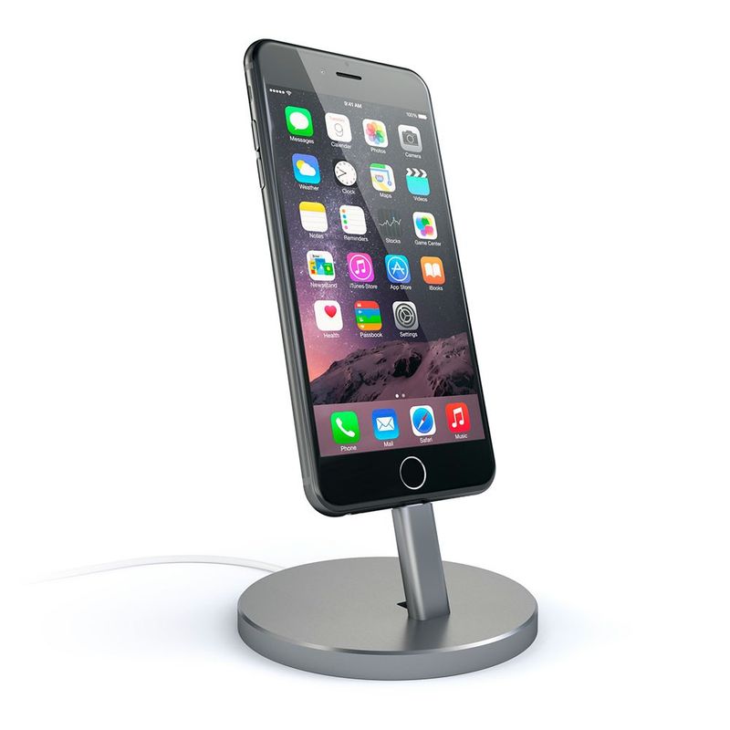 Купити Док-станція Satechi Aluminum Lightning Charging Stand Space Gray для iPhone | iPod за найкращою ціною в Україні 🔔, наш інтернет - магазин гарантує якість і швидку доставку вашого замовлення 🚀
