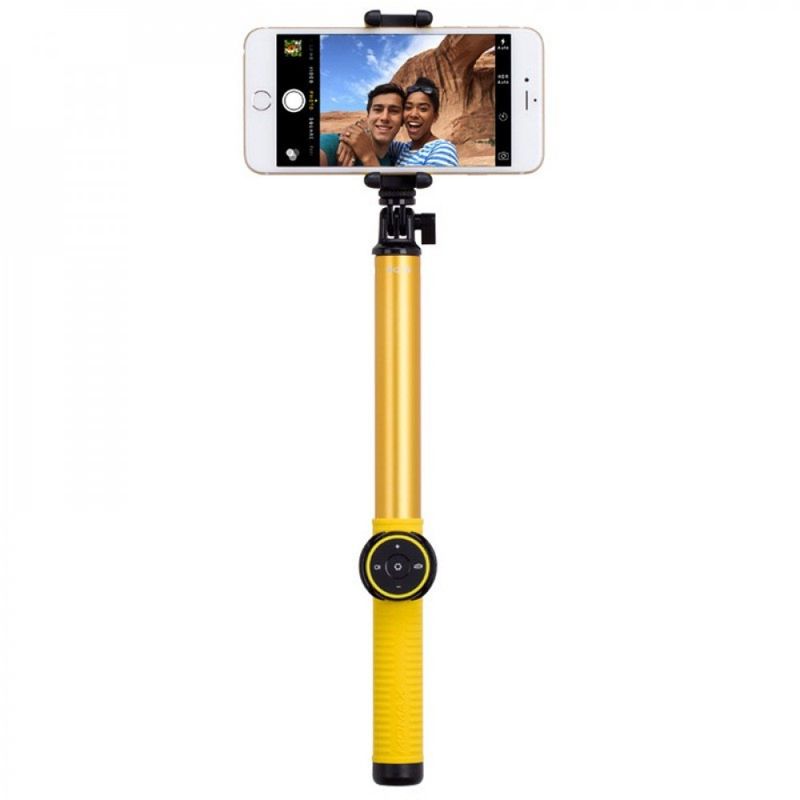 Купить Селфи-монопод Momax Selfie Hero Bluetooth Selfie Pod 70 см Yellow/Black (KMS6D) по лучшей цене в Украине 🔔 ,  наш интернет - магазин гарантирует качество и быструю доставку вашего заказа 🚀