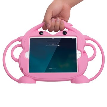 Купить Детский противоударный чехол oneLounge Monkey Pink для Apple iPad 9.7 (2017 2018) по лучшей цене в Украине 🔔 ,  наш интернет - магазин гарантирует качество и быструю доставку вашего заказа 🚀