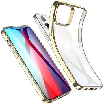 Купить Прозрачный чехол ESR Halo Clear Case Gold для iPhone 12 mini по лучшей цене в Украине 🔔 ,  наш интернет - магазин гарантирует качество и быструю доставку вашего заказа 🚀