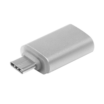 Купить Переходник COTEetCI с USB на micro-USB серебристый по лучшей цене в Украине 🔔 ,  наш интернет - магазин гарантирует качество и быструю доставку вашего заказа 🚀