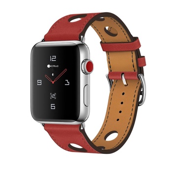 Купити Шкіряний ремінець COTEetCI W15 червоний для Apple Watch 42/44/45 мм за найкращою ціною в Україні 🔔, наш інтернет - магазин гарантує якість і швидку доставку вашого замовлення 🚀