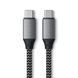 Нейлонові кабель Satechi USB-C to USB-C Charging Cable 100W 2m