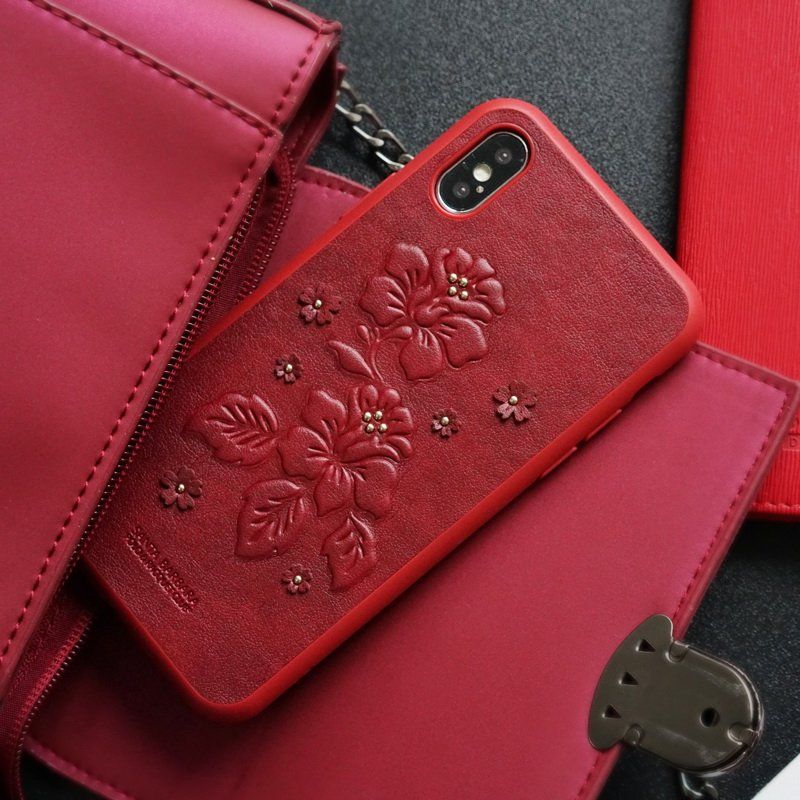 Купить Кожаный чехол Polo Azalea красный для iPhone X/XS по лучшей цене в Украине 🔔 ,  наш интернет - магазин гарантирует качество и быструю доставку вашего заказа 🚀