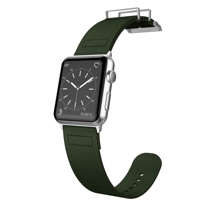 Купить Нейлоновый ремешок X-Doria Field Band Olive для Apple Watch 42mm | 44mm SE | 6 | 5 | 4 | 3 | 2 | 1 по лучшей цене в Украине 🔔 ,  наш интернет - магазин гарантирует качество и быструю доставку вашего заказа 🚀