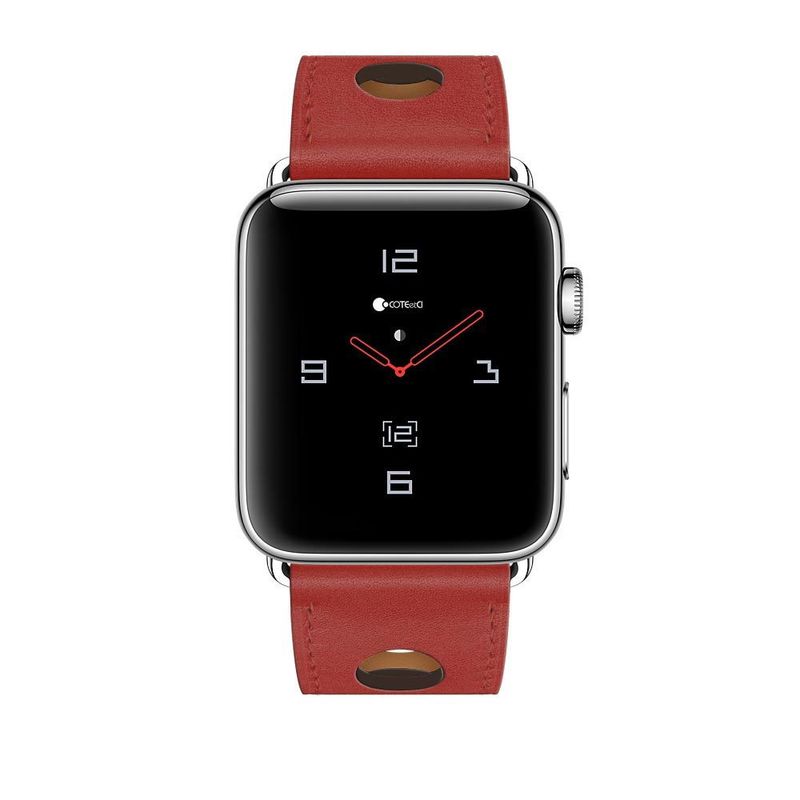 Купити Шкіряний ремінець COTEetCI W15 червоний для Apple Watch 42/44/45 мм за найкращою ціною в Україні 🔔, наш інтернет - магазин гарантує якість і швидку доставку вашого замовлення 🚀