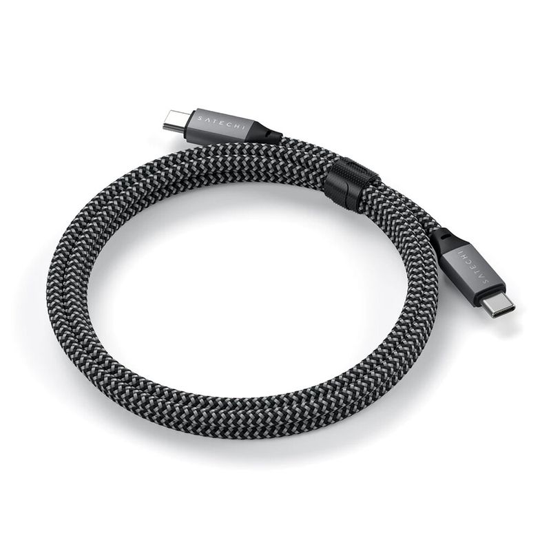 Купити Нейлонові кабель Satechi USB-C to USB-C Charging Cable 100W 2m за найкращою ціною в Україні 🔔, наш інтернет - магазин гарантує якість і швидку доставку вашого замовлення 🚀