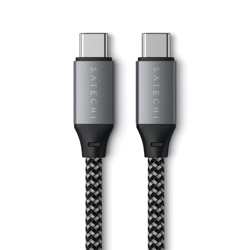 Купити Нейлонові кабель Satechi USB-C to USB-C Charging Cable 100W 2m за найкращою ціною в Україні 🔔, наш інтернет - магазин гарантує якість і швидку доставку вашого замовлення 🚀