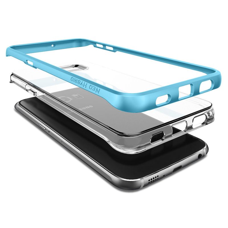 Купить Чехол Spigen Neo Hybrid Crystal Blue Topaz для Samsung Galaxy S6 Edge+ по лучшей цене в Украине 🔔 ,  наш интернет - магазин гарантирует качество и быструю доставку вашего заказа 🚀