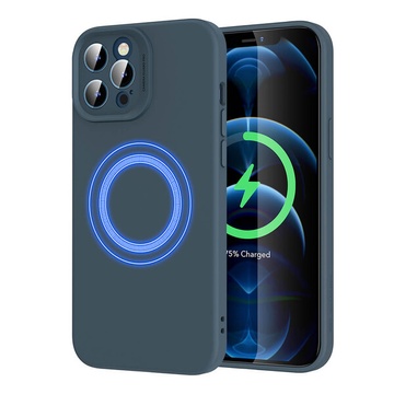 Купить Силиконовый чехол ESR Cloud Soft Case MagSafe Blue для iPhone 12 Pro Max по лучшей цене в Украине 🔔 ,  наш интернет - магазин гарантирует качество и быструю доставку вашего заказа 🚀