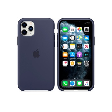 Купити Силіконовий чохол Apple Silicone Case Midnight Blue (MWYJ2) для iPhone Pro 11 за найкращою ціною в Україні 🔔, наш інтернет - магазин гарантує якість і швидку доставку вашого замовлення 🚀