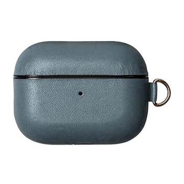 Кожаный чехол iLoungeMax Leather Case Blue для Airpods 3