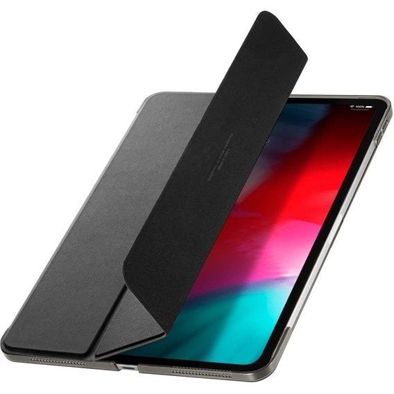 Купити Магнітний чохол-книжка Spigen Smart Fold 2 Black для iPad Pro 12.9" (2018) за найкращою ціною в Україні 🔔, наш інтернет - магазин гарантує якість і швидку доставку вашого замовлення 🚀