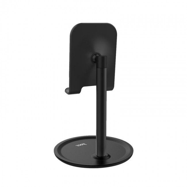 Купить Настольная подставка для телефона Hoco PH15 Aluminum alloy table stand Black по лучшей цене в Украине 🔔 ,  наш интернет - магазин гарантирует качество и быструю доставку вашего заказа 🚀