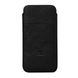 Кожаный чехол-карман Sena UltraSlim Wallet Black для iPhone 12 Pro Max