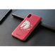 Кожаный чехол Polo Viscount красный для iPhone X/XS