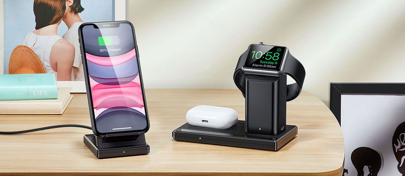 Купити Бездротова док-станція 3 в 1 ESR Wireless Charging Station для iPhone | AirPods | Apple Watch за найкращою ціною в Україні 🔔, наш інтернет - магазин гарантує якість і швидку доставку вашого замовлення 🚀