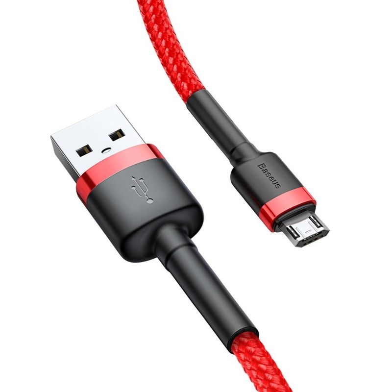Купити Micro-USB кабель Baseus Cafule 2.4 A 1м червоний за найкращою ціною в Україні 🔔, наш інтернет - магазин гарантує якість і швидку доставку вашого замовлення 🚀