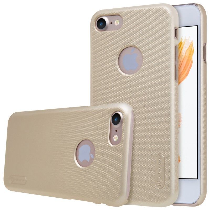 Купить Пластиковый чехол Nillkin Frosted Shield Gold для iPhone 7 | 8 по лучшей цене в Украине 🔔 ,  наш интернет - магазин гарантирует качество и быструю доставку вашего заказа 🚀