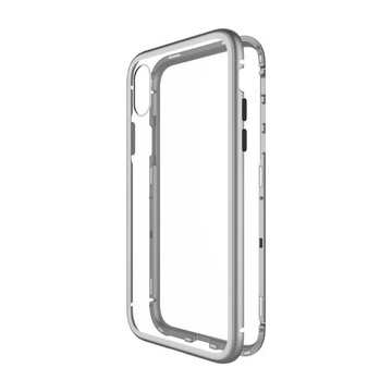 Купить Стеклянный чехол WK Design Magnets серебристый для iPhone XR по лучшей цене в Украине 🔔 ,  наш интернет - магазин гарантирует качество и быструю доставку вашего заказа 🚀