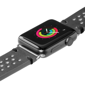 Купити Шкіряний ремінець Laut Heritage Slate Grey для Apple Watch 44mm | 42mm SE | 6 | 5 | 4 | 3 | 2 | 1 за найкращою ціною в Україні 🔔, наш інтернет - магазин гарантує якість і швидку доставку вашого замовлення 🚀